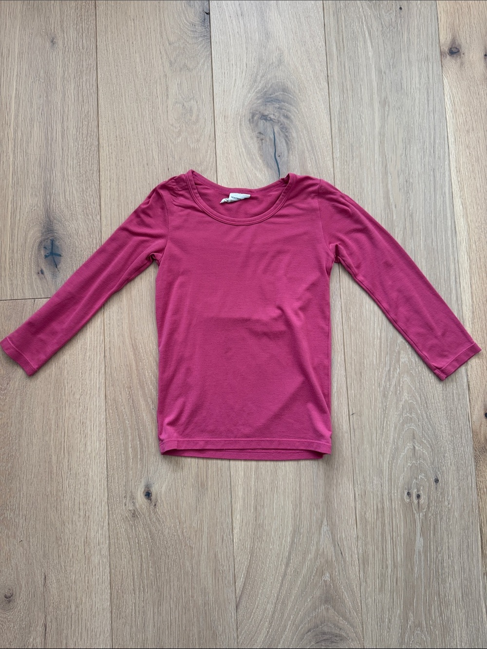 Uniqlo Kids Long Sleeve Heattech Long Sleeve in Raspberry Pink
